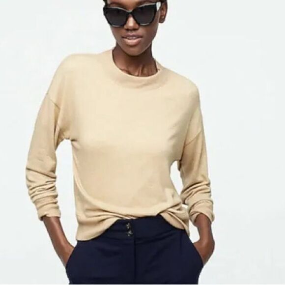 J.Crew Supercozy mockneck pullover Sweater Sweatshirt - Picture 1 of 12